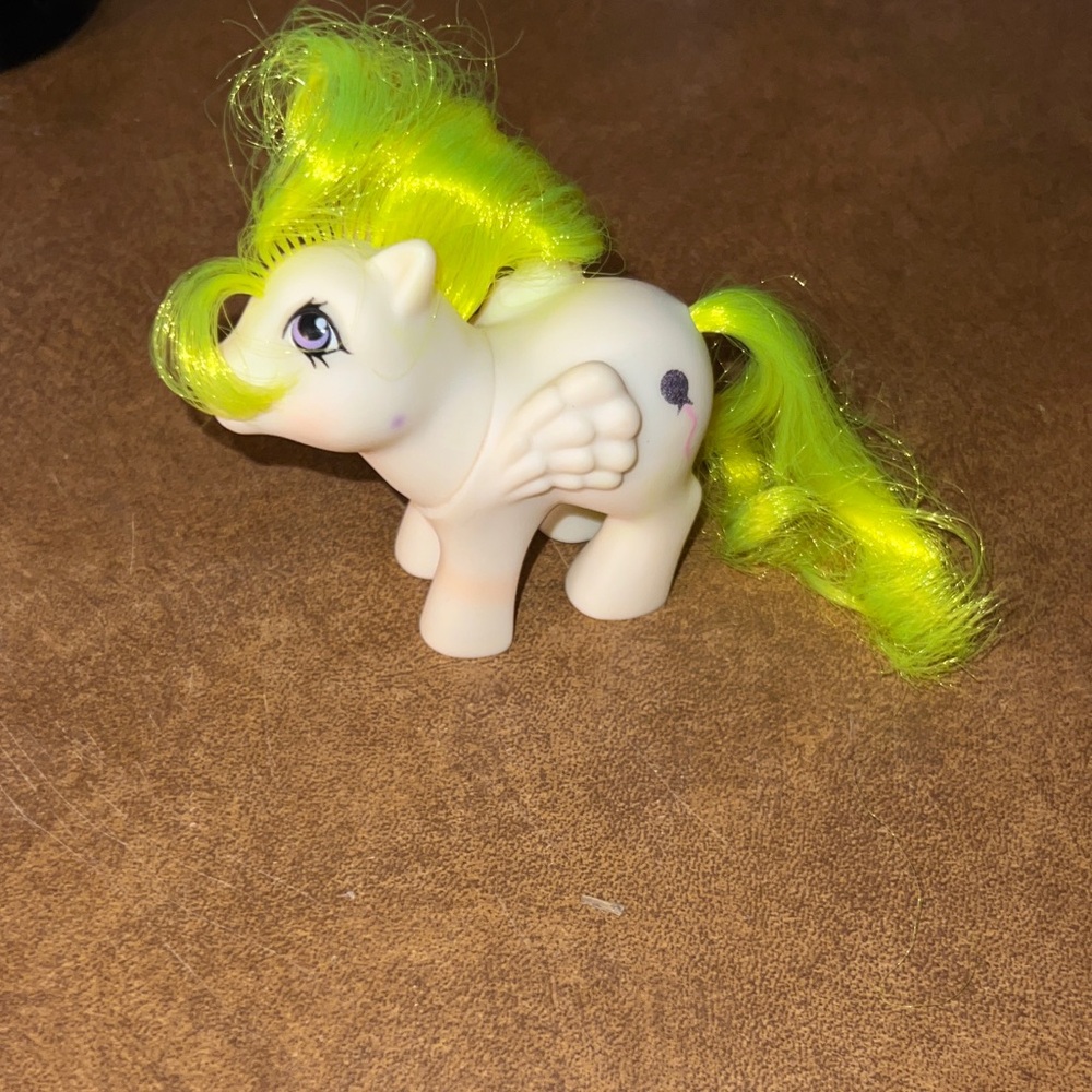 White and Yellow Small Pet Toy